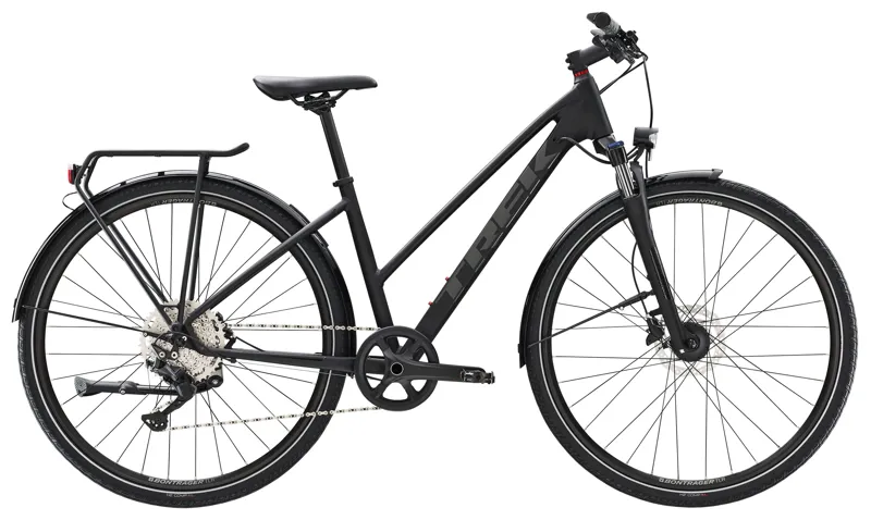 Matte black trek bike on sale